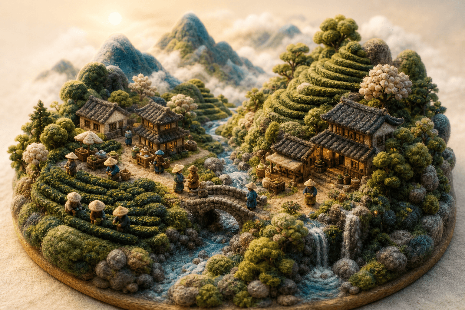 毛毡微缩世界灵感图